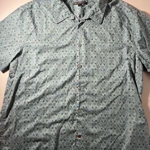 John Varvatos Size XL Men's Floral Patterned Shirt short sleeves